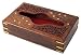 Artesia Wooden Handmade Tissue Box Napkin Holder Cover with Brass Inlay & Velvet Interior RS.570.00