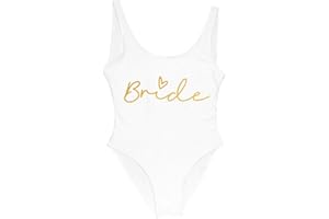LXURY Bikini Triangolo Donna Team Bride One-Piece Costume da Bagno Squad Donne Costume da Bagno del Partito Bachelorette Costume da Bagno Estivo Beachwear Costume da Bagno