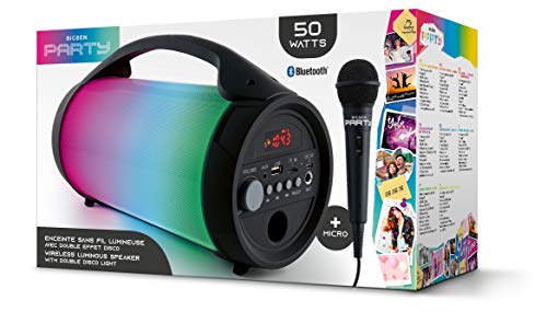 Bigben interactive partybtlite haut-parleur portable 50 w noir