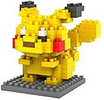 Dhnewsun Diamond Blocks Nanoblock Pokemon Pikachu Educational Toy 120pcs