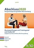 Abschluss 2020 - Hauptschulprüfung Baden-Württemberg: Musterprüfungen im Stil der novellierten Abschlussprüfung mit Trainingsteil für die Fächer ... Audio-CD für Englisch, Klasse 9/10 (pauker.) by