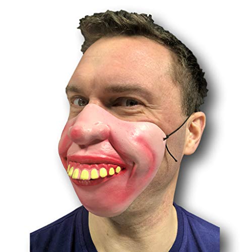 Rubber Johnnies TM Blague Dents Masque Latex Film FX Quality Déguisement Masquerade