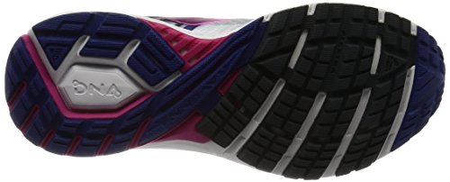 Brooks Women’s Ravenna 8 Running Shoes, Multicolor (Silver/Clematisblue/Veryberry), 6.5 UK