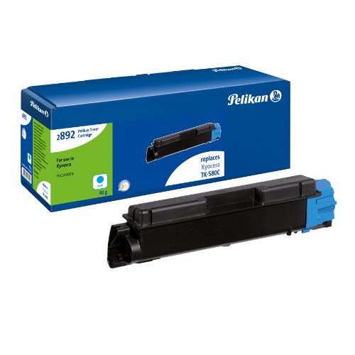 Pelikan Toner-Kit 2892TKc ersetzt Kyocera TK-580C, Cyan, 2800 Seiten