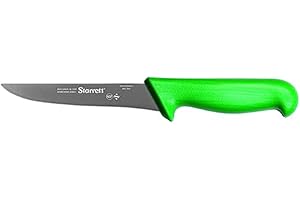 Starrett Couteau à désosser professionnel BKG103-6, large et droit (6 Inch-150mm), Vert
