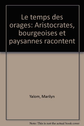 Le temps des orages francais