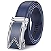 Produktbild TMEET Gürtel, Herrengürtel Rindsleder Echtledergürtel, Für Herren Luxus Automatikgürtel Braun Schwarz, Blau, 125Cm