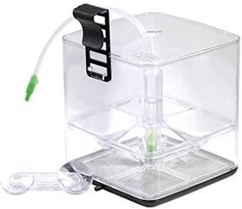 YANFEI 2.4L Desktop Eco Plant Lawn Landscape Desktop Creative Multifunctional Isolation Fish Hatchery Breeding Boxes Acrylic Fish Tank , bl-3