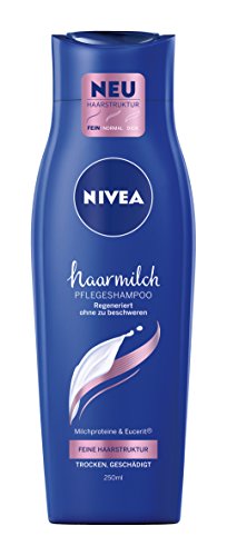 NIVEA Haarmilch Pflegeshampoo Feine Haarstruktur, 4er Pack (4 x 250 ml)