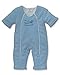 Baby Merlin's Magic Sleepsuit 3-6 months - Blue Microfleece