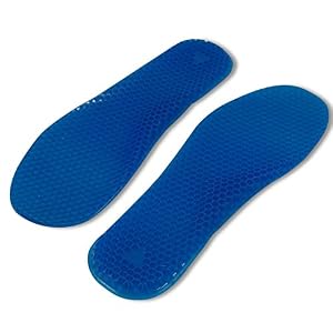 Quality Shock Absorbing Gel Insoles, Replace your old Boot, Shoe, and Trainer Insoles and Feel the Difference. Great for Running = Ladies