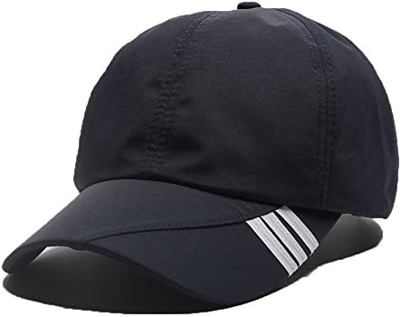 Nameblue Unisex Quick Dry Baseball Sun Hat Sun Cap Outdoor Sports Baseball Caps H17B001-black