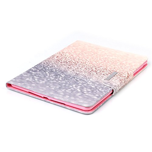 iPad Air Hülle Case,iPad Air/ iPad 5 Ledertasche,Ukayfe Muster Schutzhülle Leder Tasche für iPad Air,Malerei Kristall Glitzer Diamant Muster Design Slim Fit Folio PU leder Flip Cover im Bookstyle Kunstleder Schutzhülle Cover Tasche mit Ständer für iPad Air 5 mit 1 x Schwarze Eingabestift - 5