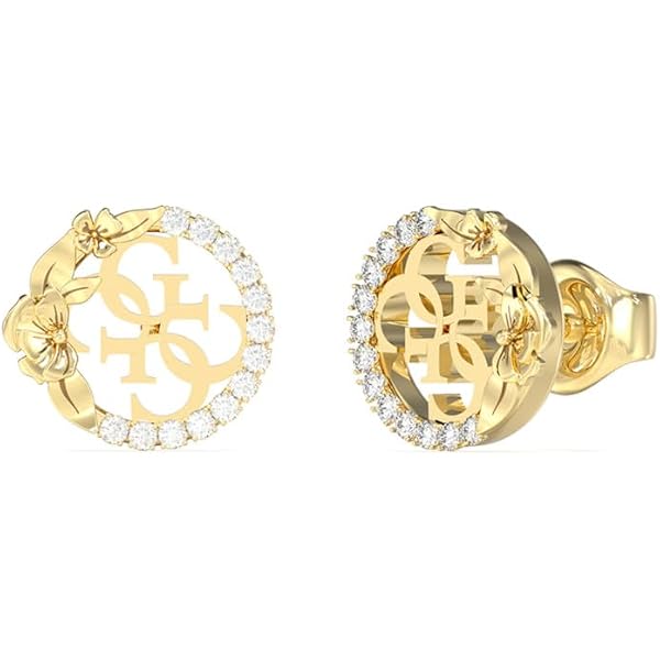 UBE79073 Guess Orecchini Lobo Donna Acciaio Gold Cuore - Stainless Gioiellerie