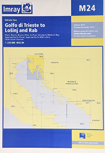 Preisvergleich Produktbild Imray Chart M24: Golfo di Trieste to Losinj and Rab