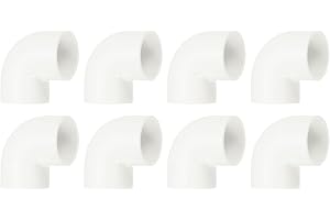 QUARKZMAN 32 mm 8 stycken PVC 90 graders vinkel rörkoppling, reducerkoppling reduceringsstycke rörförskruvning röranslutning