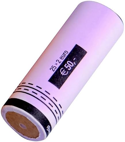 1000 Tubes Papier Pour Pièces De 1€ - Conditionnement 25 Pièces Par Tube - Norme Banque De France