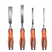 Price comparison product image Wood Chisel, TACKLIFE Chisel Set 4 Pcs (1/4", 1/2", 3/4", 1") for Wood Carving with Chrome Vanadium Steel Blades,Sculpting Tools for Carpenters,Carvers,Artist and Many Other Professions HWC4A