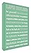 Feel Good Art Life Rules Gallery Wrapped Box Canvas with Solid Front Panel (30 x 20 x 4 cm, Soft Green)