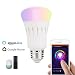 Produktbild JIADIAN Intelligente Glühbirne, Farbwechselnde Glühbirne, RGB-Wireless-WiFi-Licht Funktioniert mit Amazon Alexa, Google Home IFTTT, kein Hub erforderlich Size B22