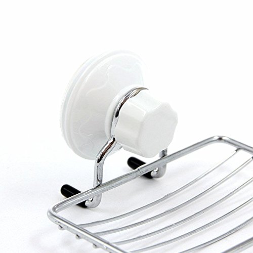 logei® Saugnapf-Seifenhalter Seifenablage Seifenschale Seifenhalterung soap holder Saugkraft wasserdichte, Befestigen ohne Bohren - 4
