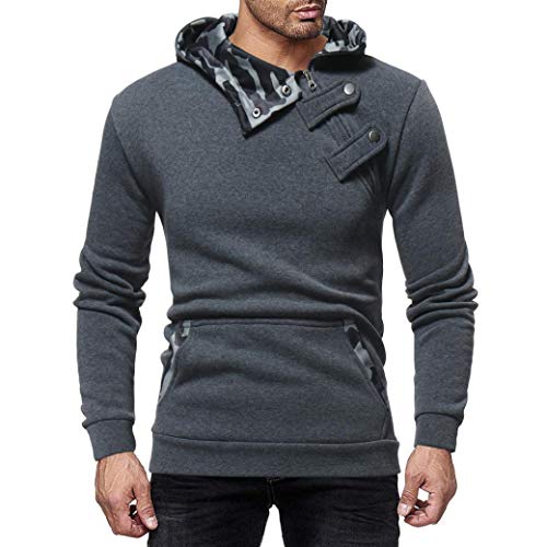 Preisvergleich Produktbild Sannysis Herren Herbst Winter Casual Camouflage Reißverschluss Slim Langarm Hoodie Top Bluse