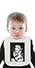 Price comparison product image Elvis Presley Retro Vintage Portrait Organic Baby Bib With Ties Medium