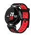 Produktbild M10 Smart Uhr Sport Fitness Aktivität Herzfrequenz Tracker Blutdruckuhr langlebige Batterie und breiter Kompatibilität Touchscreen (rot)