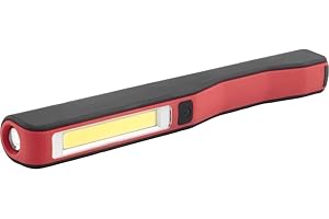 Ansmann Lampa warsztatowa LED IL150B z bateriami AAA, lampa robocza LED, bezprzewodowa i magnetyczna, profesjonalna lampa robocza LED o mocy 150 lumenów, uniwersalna lampa inspekcyjna do warsztatu,