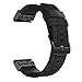 Produktbild Happysdh Armband kompatibel mit Garmin Fenix 5/5 Plus/Forerunner 935, Smartwatch Zubehör Nylon Uhrenarmband Ersatzarmband Armbänder Smartwatch für Männer Frauen