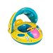 Produktbild Aufblasbare Schwimmring Schwimmsitz Schwimmhilfe Schwimmreifen für Kinder Baby Boot mit Sonnendach