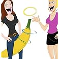 WP WANNA PARTY Banana Ring Toss Game for Bachelorette