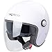 Produktbild Motorradhelm Jet Helmet City Retrò ECE 22-05 Doppel Visier Scooter Weiß L