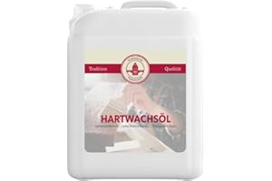 Bamberger Farbwerke Hartwachsöl Holzöl Parkettöl Möbelöl (Farblos) (Seidenglänzend, 2,5L)