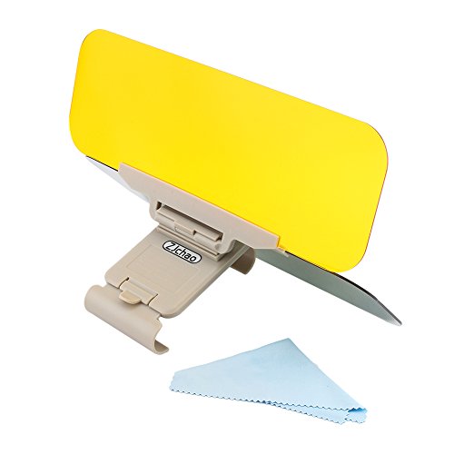 KeensoCar Day/Night Transparent Anti-glare Visor, PVC Shade for Passenger Cars