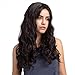 Produktbild LONG&LONG Perücke Frauen Damen Haar Wigs lockig Lang rötlich Braun für Karneval Fasching Cosplay Party Kostüm,001