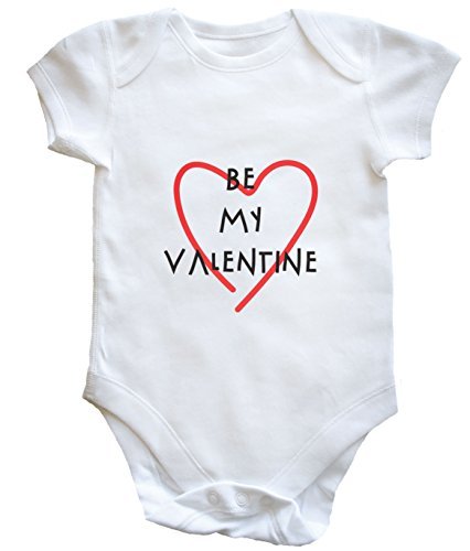 HippoWarehouse BE MY VALENTINE baby vest boys girls