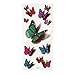 Dream Garden 10PCS Women Men Butterfly Flower Waterproof Temporary Tattoo Paste Stickers 3D (1) by Dream Garden