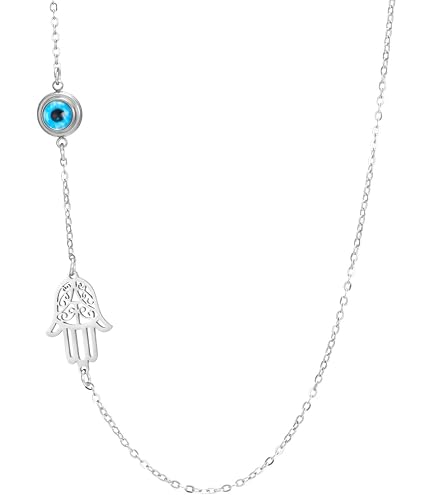 Collana etnica con mano di fatima - Gioielli - Collane - di I bijou