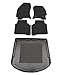 Price comparison product image Ford Mondeo Estate 2007 to 2014 Fully Tailored Heavy Duty Rubber Car Mats + Fully Tailored Pvc Boot Liner (models with mini/spacesaver spare wheel or repair kit)