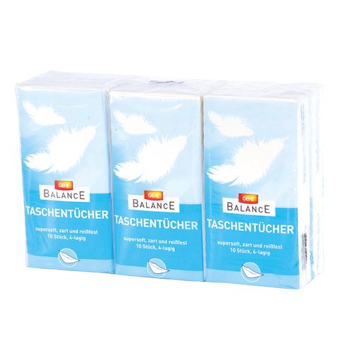 Preisvergleich Produktbild GEHE BALANCE Papiertaschentücher 60 St Tücher