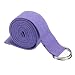 Produktbild JRT Best Eur 100% Organic Cotton Yoga Strap for Stretching, Yoga Belt with Metal Clasp for Yoga, Pilates, Workout, Fitness & Gym (Purple)