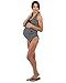 The Essential One - Black Stripe Maternity Tankini - EOM106 - 14
