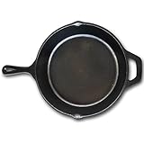 Preseasoned 10 Inch Cast Iron Skillet Frying Pan, Black