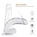 Produktbild ASTER Real Dong, Realistische dong mit starkem Saugnapff und Medizinischem silikon Dil-do 360 ° sehr flexibel  Wasserdicht und transparent dil-do(20cm/7,8in)