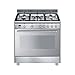 Produktbild SMEG SCD90MFX9, Kombi-Standherd, EEK: A, 115 Liter, Edelstahl