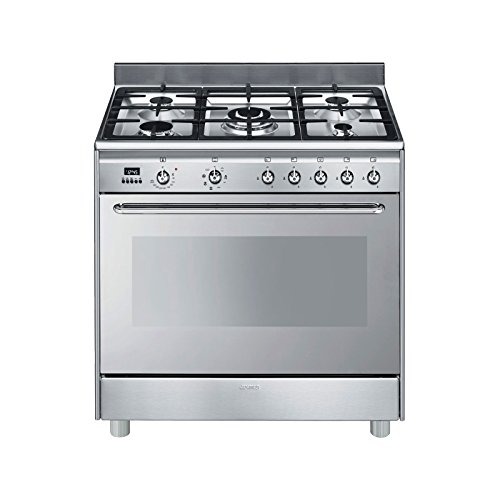 Preisvergleich Produktbild SMEG SCD90MFX9, Kombi-Standherd, EEK: A, 115 Liter, Edelstahl