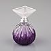 Anddas Set of Crystal Glass Fragrance Diffuser Effusion Oil Lamp Gradient Purple Water Wave Design (100ml)