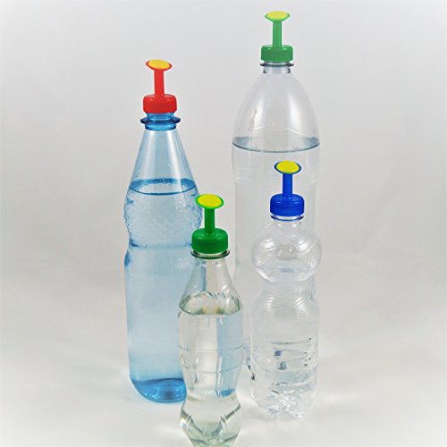 Gießaufsätze für Wasserflaschen. 4 Stück im Set. Perfekt für die Pflanzenaufzucht, Setzlinge, Bonsai, Samen. - 3