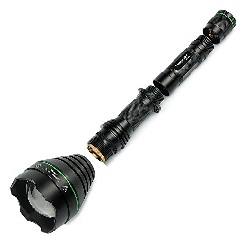 Uniquefire UF1508 Infrarotlicht IR Zoomable LED Taschenlampe Kitset mit Einstellbarem Fokus Torch Infrarot , Nachtsicht f. Jagd , Nachtangeln - 6